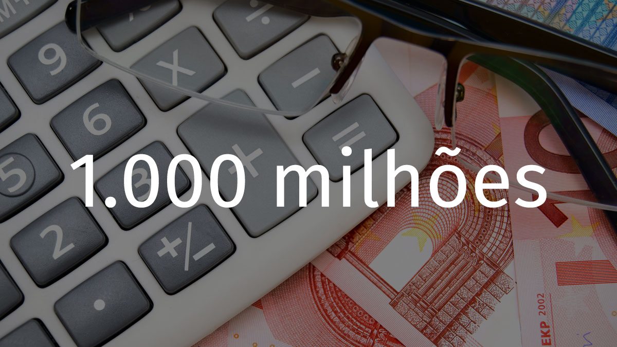 1.000 milhões de euros de pagamentos